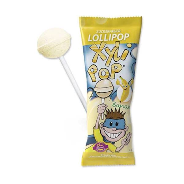 Miradent - Lollipop lizak bananowy 6g xylitol