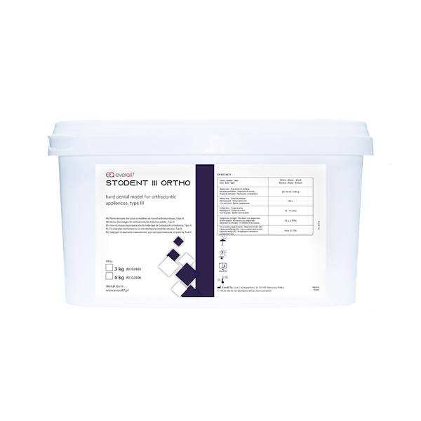 Everall7 - Gips Stodent III Ortho 6kg biały