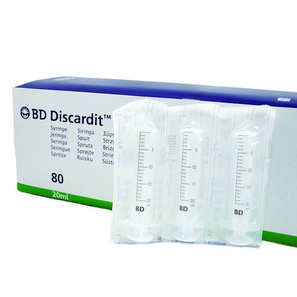 BD - Strzykawki 20ml Luer 80szt.