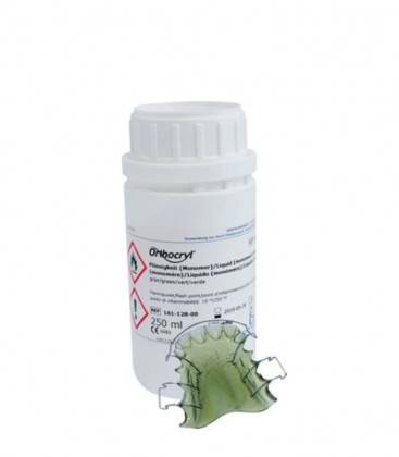 D - Orthocryl płyn 250ml neonowy zielony