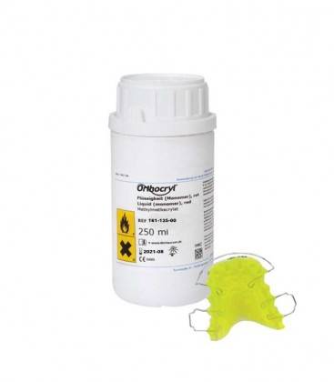 D - Orthocryl płyn 250ml neonowy żółty
