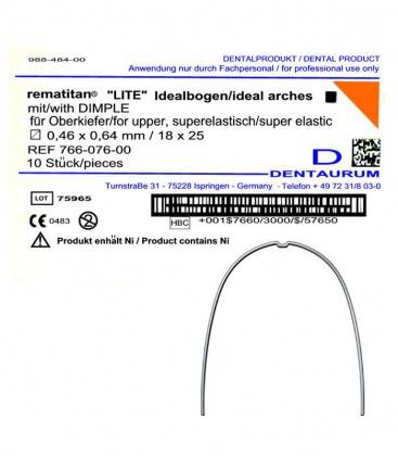 D - Łuk Rematitan góra 18x25 z Dimplem 10szt.