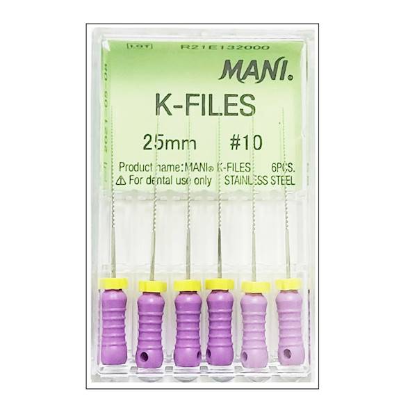 Mani - Pilniki K 25mm 10 6szt.fioletowe