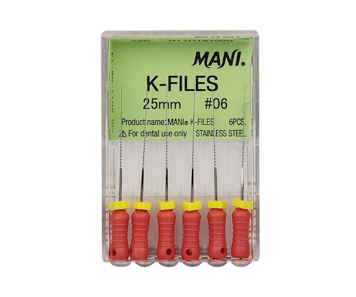 Mani - Pilniki K 25mm 06 6szt.różowe