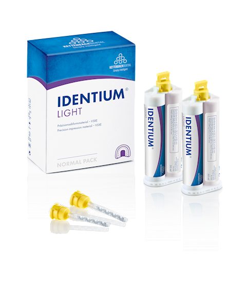 Kettenbach - Identium Light 2x50ml+8końc.miesz.red