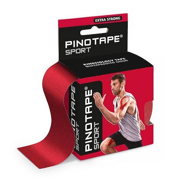 PINO - Tape sport 5cmx5m ex-strong taśma czerwona