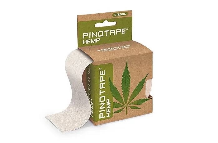 PINO - Tape sport 5cmx5m strong taśma biała(hemp)