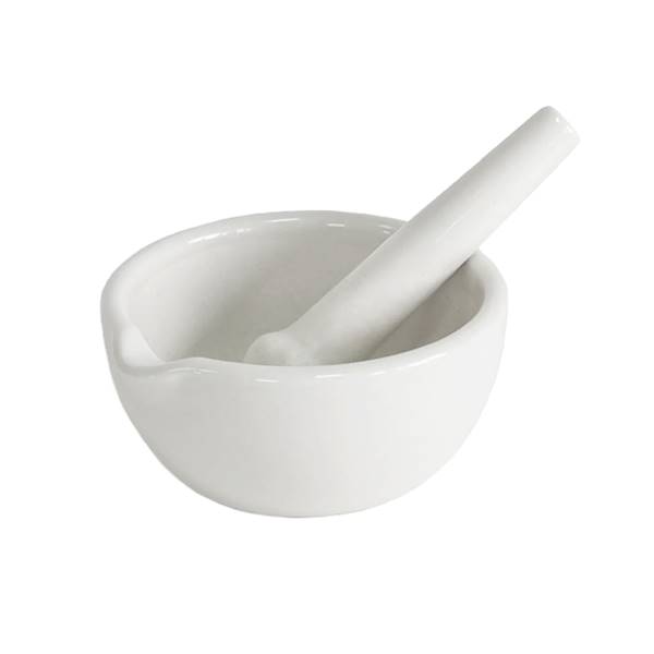 Moździerz porcelanowy 60mm z tłuczkiem, gładki