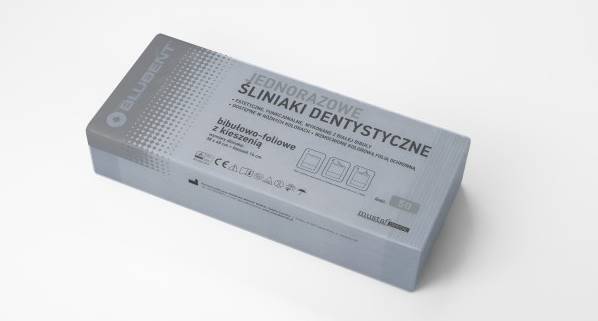Mustaf - Śliniak 50szt. szary-00 dentystyczny