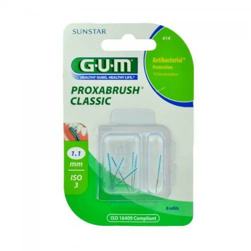 GUM - Wymienne końcówki Proxabrush Classic 1,1mm