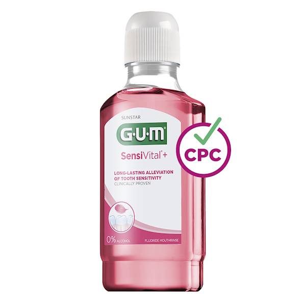 GUM - Płukanka SensiVital+ 300ml 250ppm