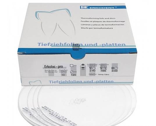 Erkodent - Erkoloc-pro 2.0mm fi125mm 10szt.transpa