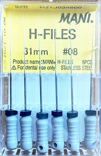 Mani - Pilniki H 31mm 08 6szt.