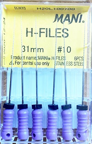 Mani - Pilniki H 31mm 10 6szt.