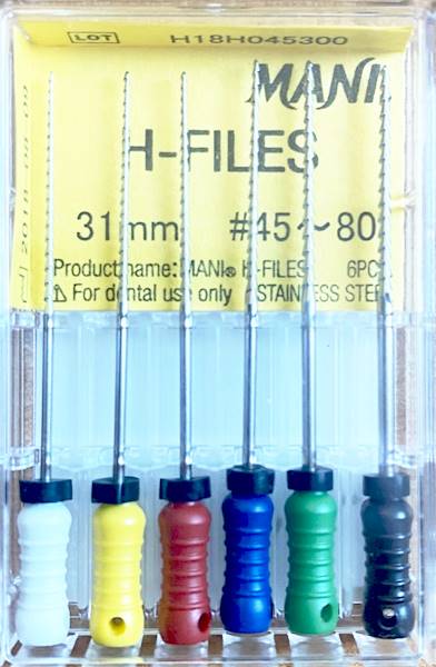 Mani - Pilniki H 31mm 45-80 6szt.