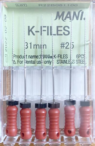 Mani - Pilniki K 31mm 25 6szt.