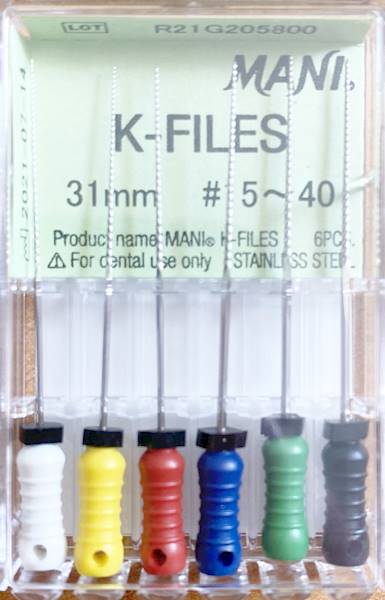 Mani - Pilniki K 31mm 15-40 6szt.