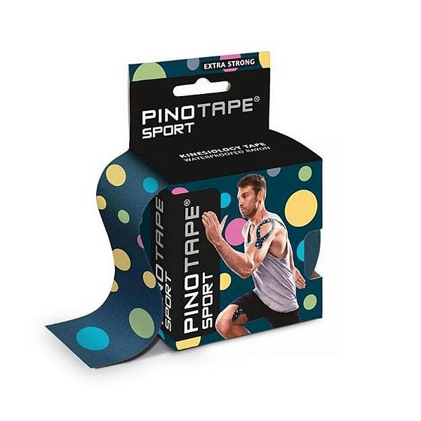 PINO - Tape sport 5cmx5m ex-strong taśma kropki