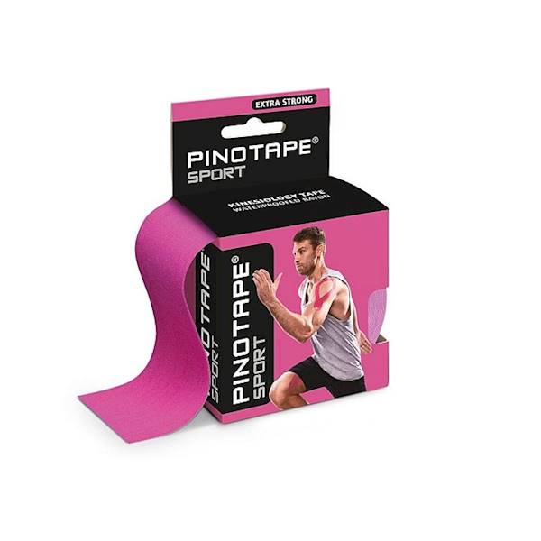 PINO - Tape sport 5cmx5m ex-strong taśma różowa