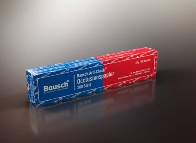 Bausch - Kalka 40mi prosta czerw/nieb.150szt.