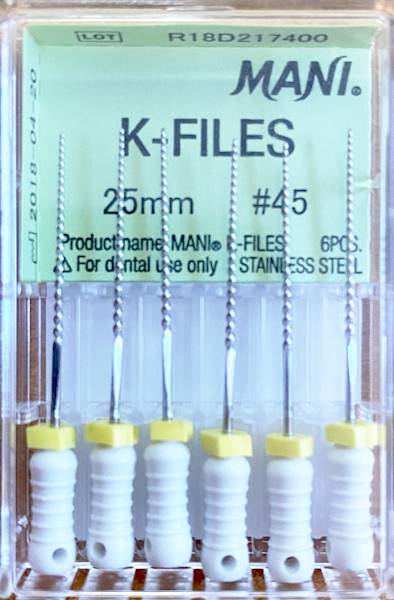 Mani - Pilniki K 25mm 45 6szt.