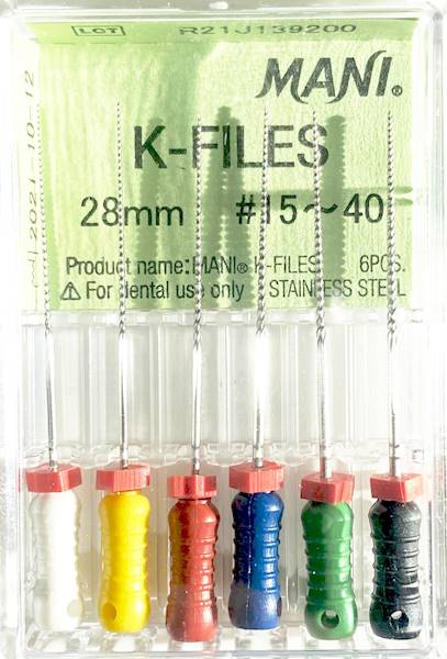 Mani - Pilniki K 28mm 15 6szt.