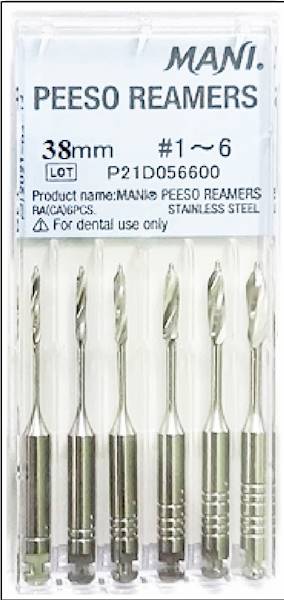 Mani - Pesso 38mm 1-6 6szt reamers