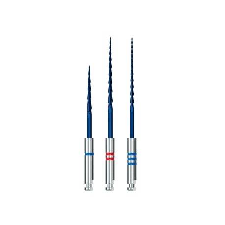 Poldent - Pilniki E3 Azure Basic 25mm 25-30 3szt.