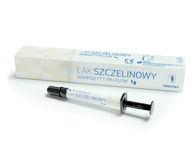 Arkona - Lak szczelinowy Dentin 1g kolor zębiny