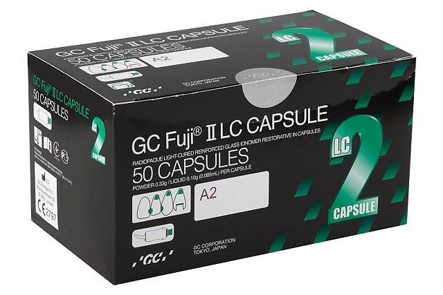 GC - Fuji II LC A2 kapsułki 50szt(0.33g+0.10g)