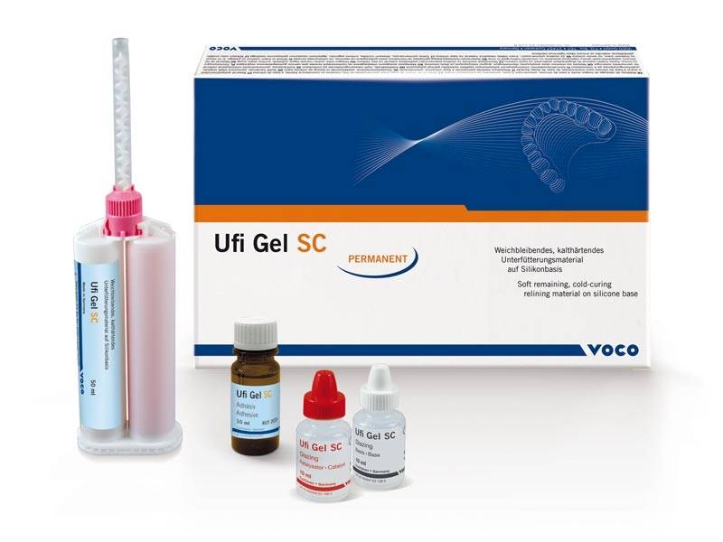 Voco - Ufi Gel SC 50ml+10ml adhesive+2x10ml glazin