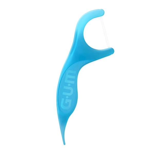 GUM - Nitka Easy-Flossers 30szt.woskowana, miętowa