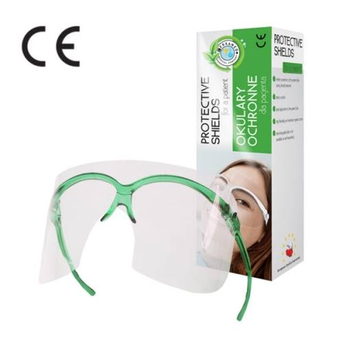 Cerkamed - Okulary ochronne dla pacjenta-różowe