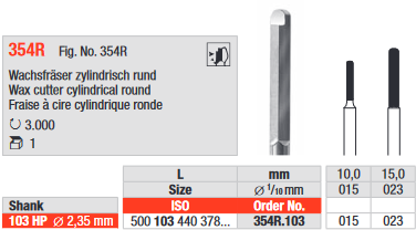 Edenta - 354R.103.023 HP Frez