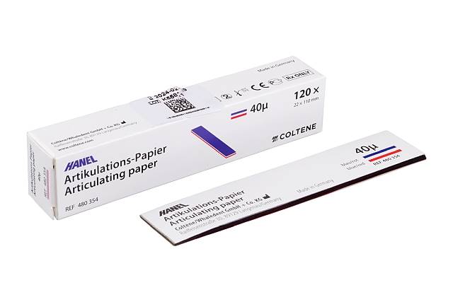 Coltene - Kalka prosta 40mi nieb.-czerw. 120szt.