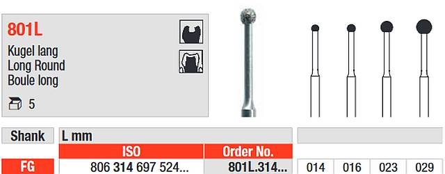 Edenta - 801L.314.016 Diament FG