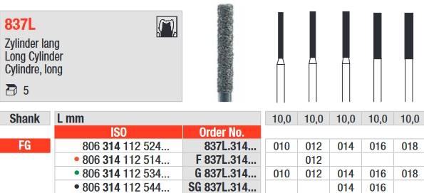 Edenta - 837L.314.012 Diament FG
