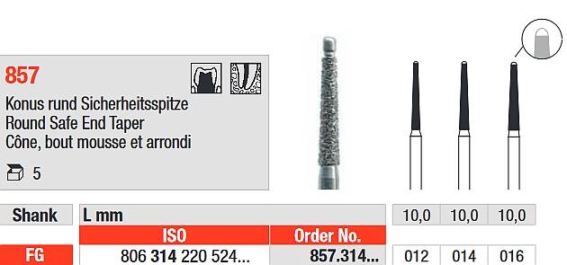 Edenta - 857.314.012 Diament FG
