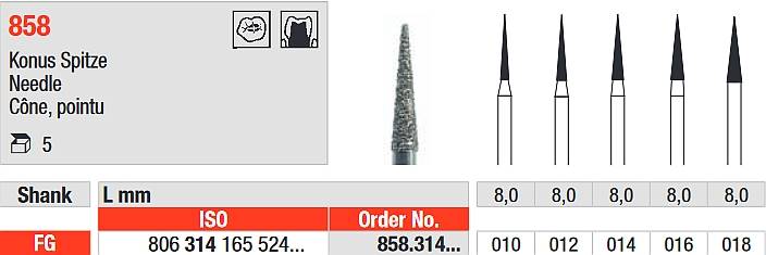Edenta - 858.314.010 Diament FG