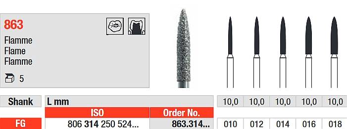 Edenta - 863.314.014 Diament FG