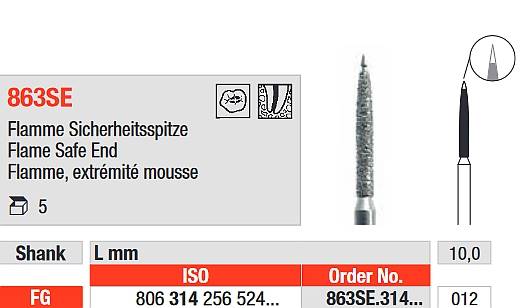 Edenta - 863SE.314.012 Diament FG