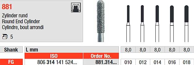 Edenta - 881.314.014 Diament FG