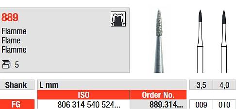 Edenta - 889.314.009 Diament FG