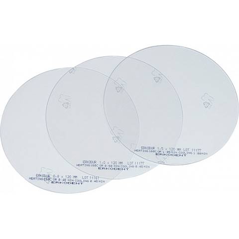 Erkodent - Erkodur 1,0mm fi125mm 100szt. clear