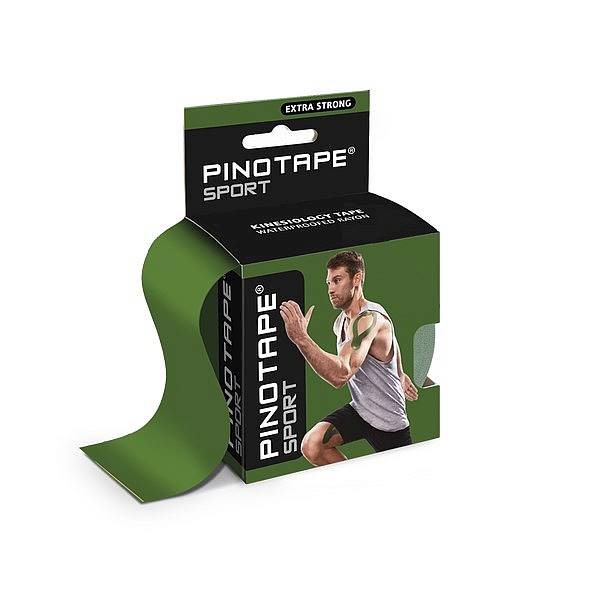 PINO - Tape sport 5cmx5m ex-strong taśma oliwkowa