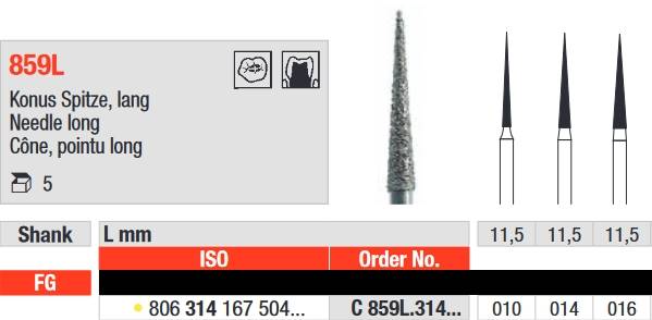 Edenta - C859L.314.014 Diament FG