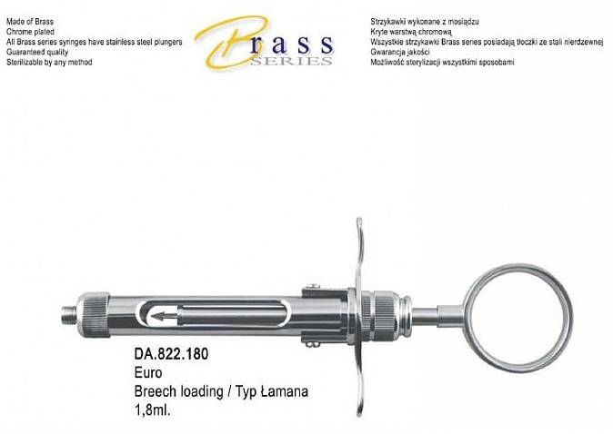 Falcon - Karpula Brass z aspiracją łamana 1.8ml