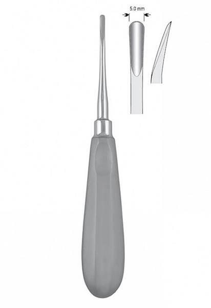 Falcon - Dźwignia luksator wygięta 5mm Fig.5