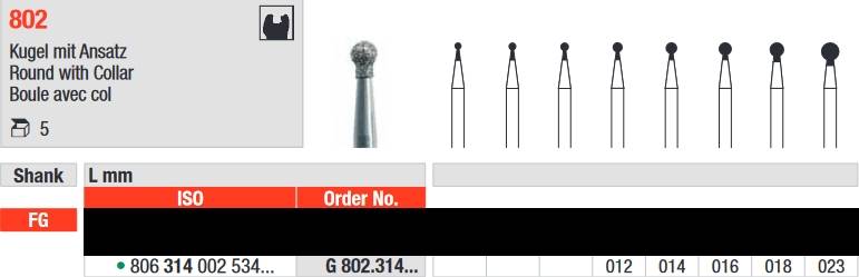 Edenta - G802.314.018 Diament FG