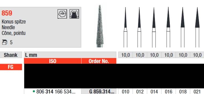Edenta - G859.314.014 Diament FG